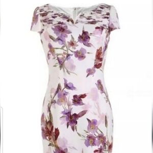 SUNVIEW COSTUME FLORAL PINK, PURPLE DRESS SIZE, 8,10